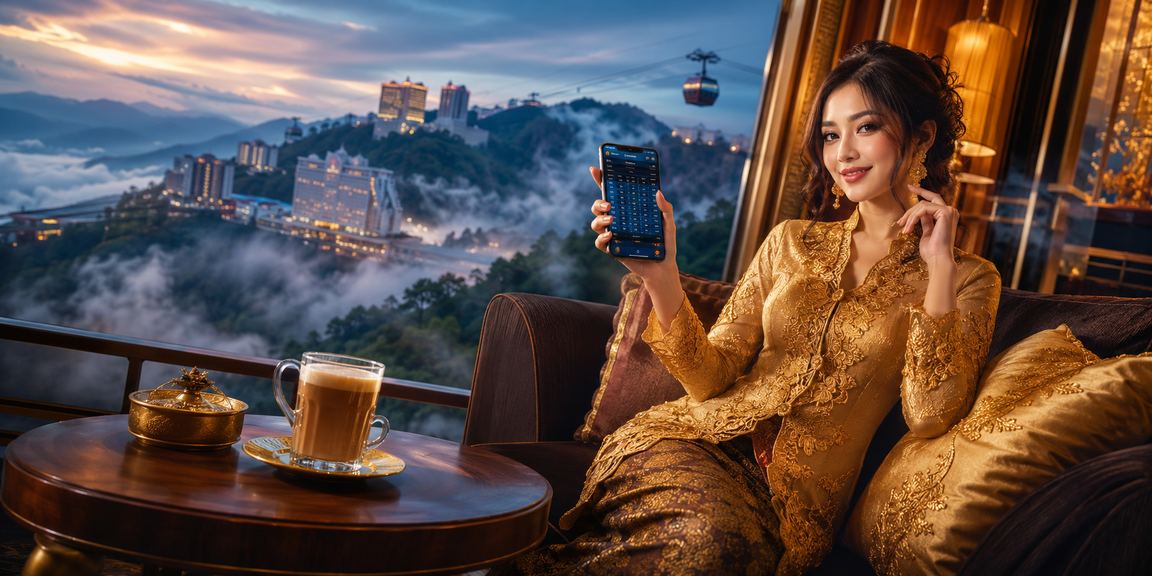 Suasana permainan VIP di Genting Highlands dengan gaya kasino mewah dan bonus eksklusif